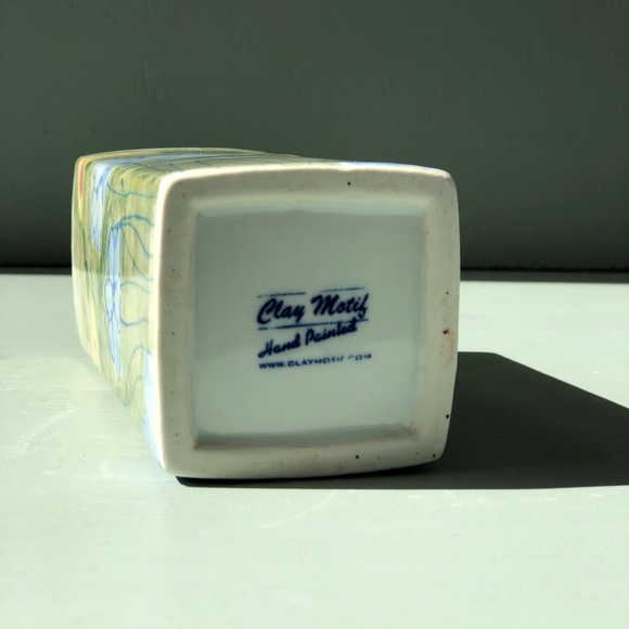 Vintage Square Vase - Picture 7 of 7